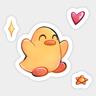 Baby Chick Sparkling Sticker